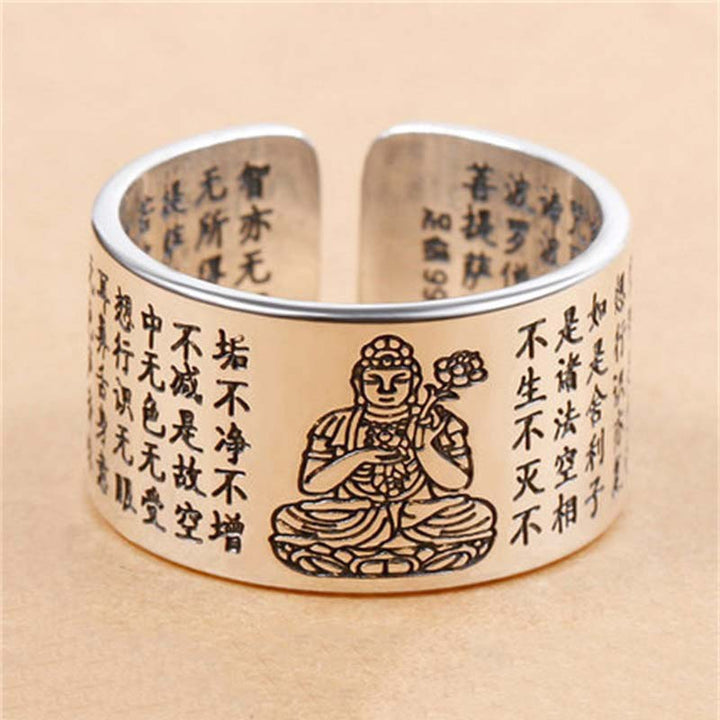 FengShui Buddha Chinesisches Sternzeichen Schutz verstellbarer Ring