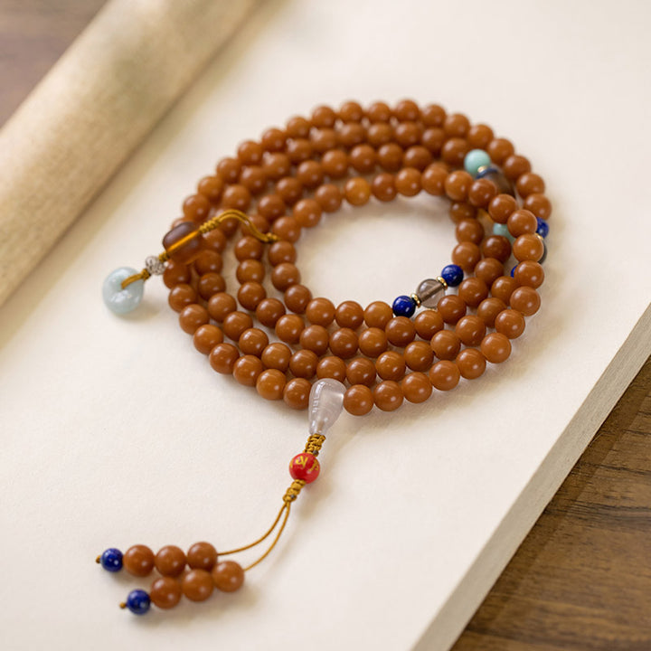 108 Perlen Bodhi Seed Blessing Meditationsarmband Mala