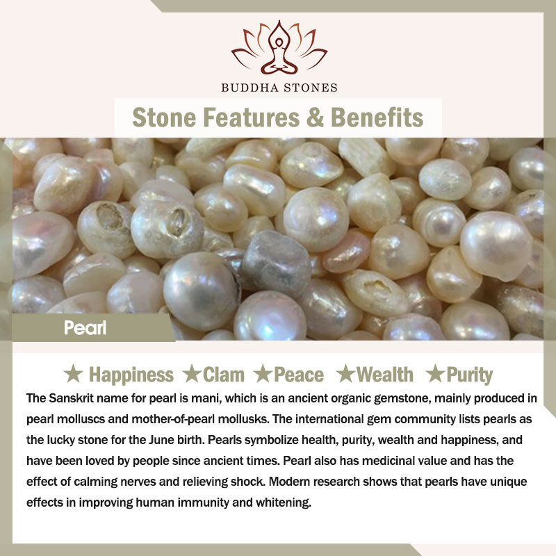 Buddha Stones, Perlen-Blütenblätter, Glücks-Tropfen-Ohrringe