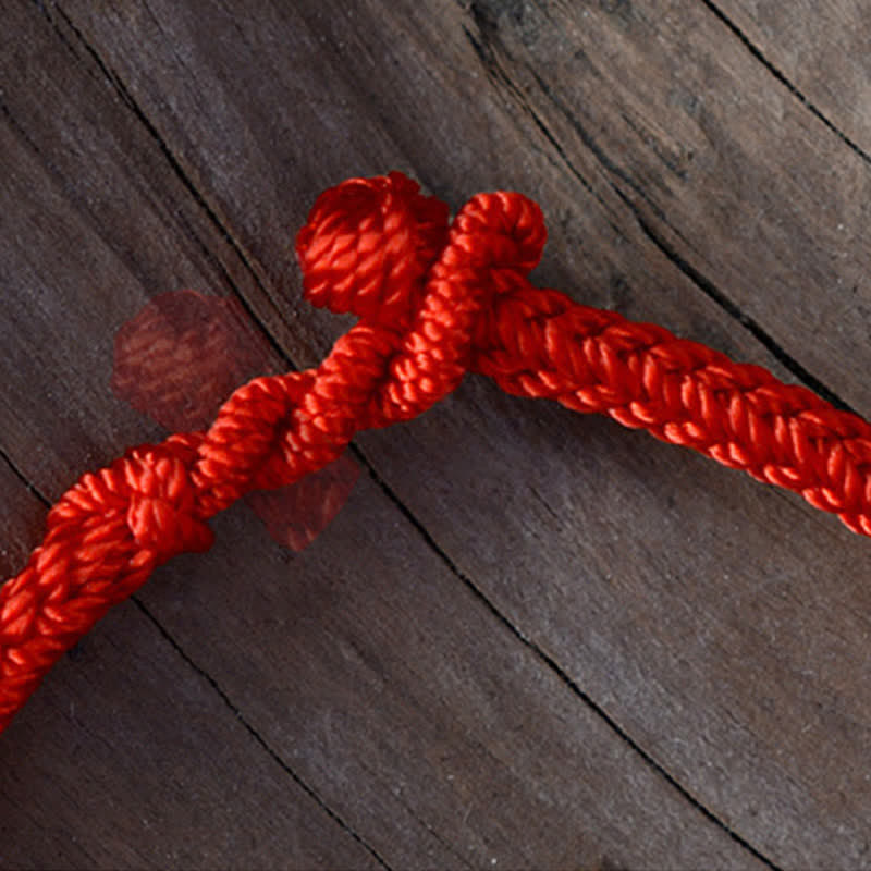 Handgefertigtes schlichtes Design chinesisches Knoten-Glücks-Stärke-Geflecht-Schnur-Armband