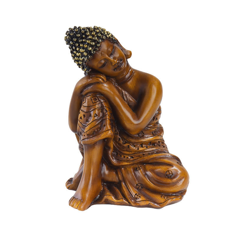 Buddha Stones, tibetische Meditation, betender Buddha, Gelassenheit, Kunstharz, Heimdekoration