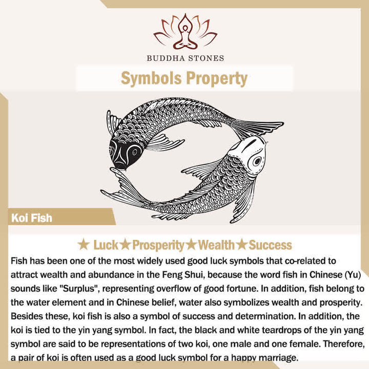 Buddha Stones, chinesisches Sternzeichen, handgefertigt, Koi-Fisch, Schnurschutz, Reinkarnationsknoten, geflochtenes Armband