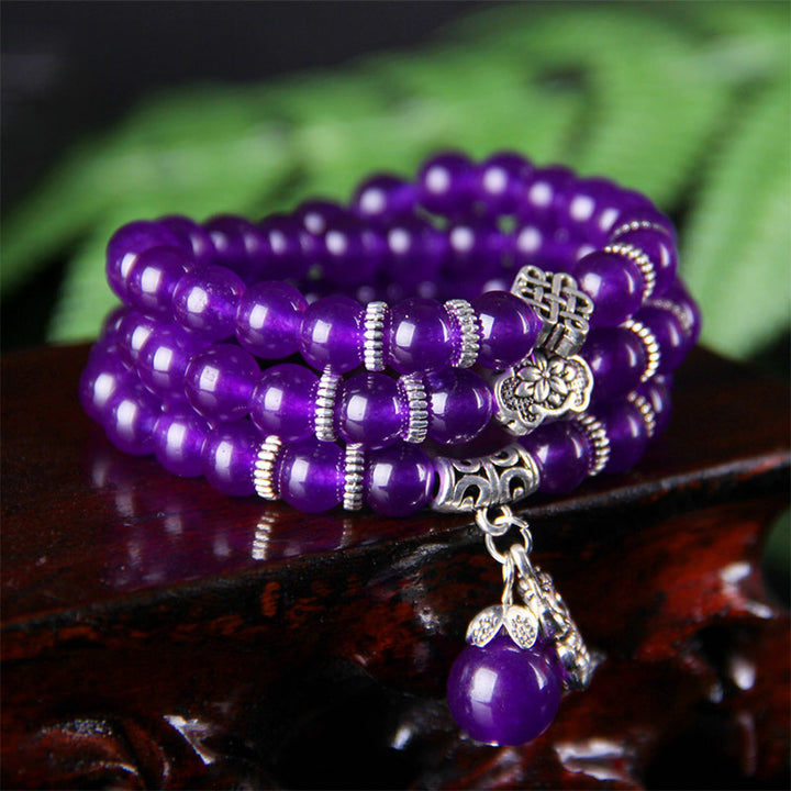 Buddha Stones Das Amethyst Pixiu Reichtumsarmband