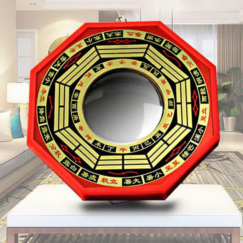 Feng Shui Bagua Karte Balance Wohnzimmer Energiekarte Spiegel