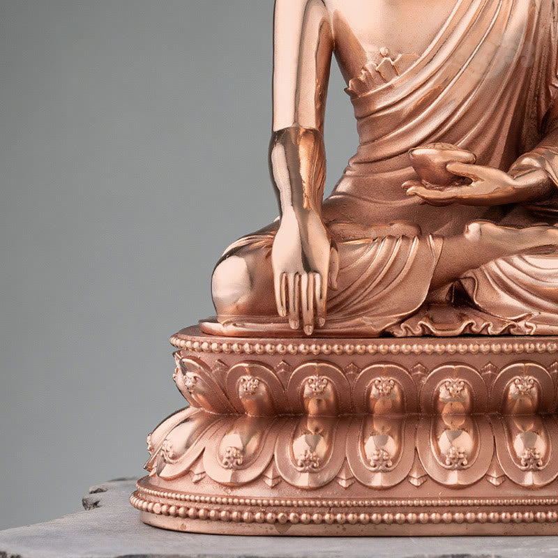 Gautama Shakyamuni Buddha Figur Serenity Kupfer Statue Home Dekoration