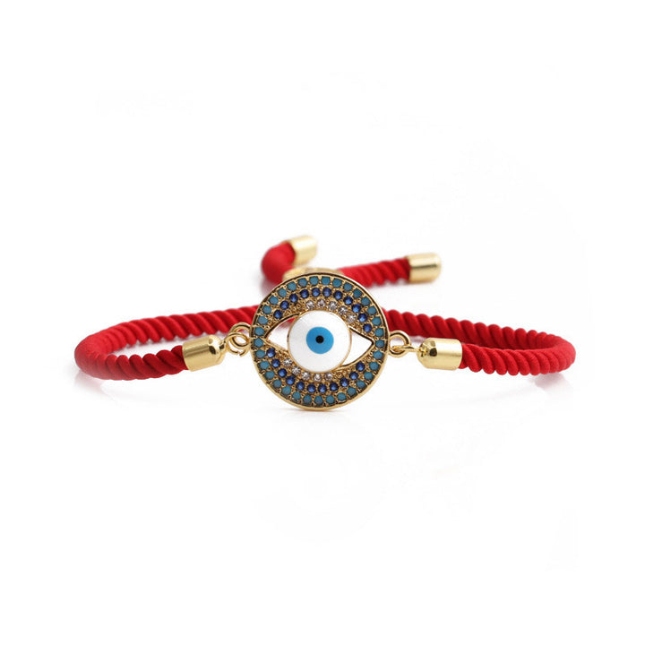 Buddha Stones Evil Eye Red String Schutzarmband