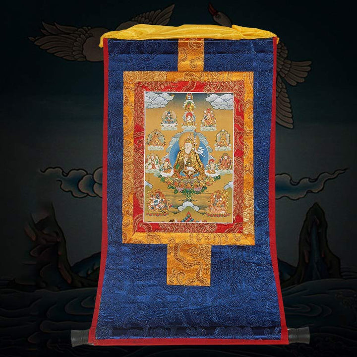 Tibetisch gerahmte Thangka-Segen-Schutzdekoration