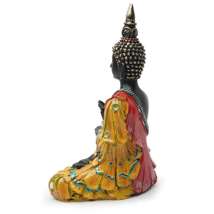 Thailändische Buddha-Serenity-Statue aus Kunstharz