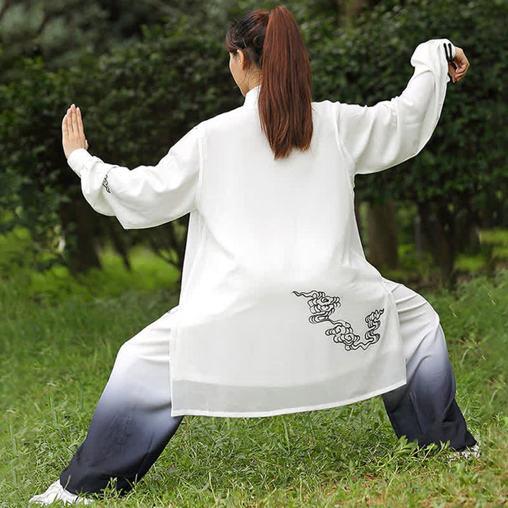 Auspicious Clouds Gradient Meditation Gebet Spirituelle Zen Tai Chi Qigong Praxis Damen Bekleidungsset