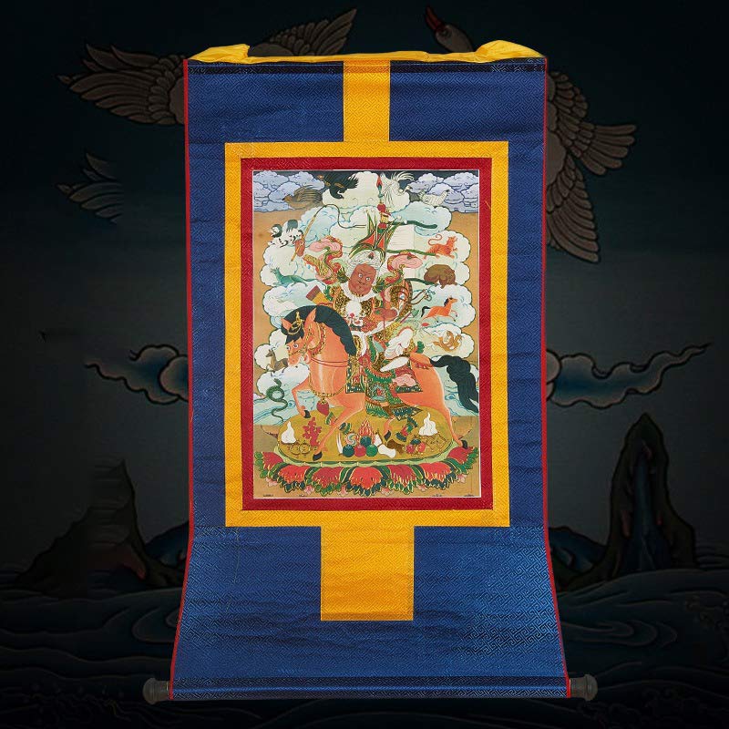 Tibetisch gerahmte Thangka-Segen-Schutzdekoration