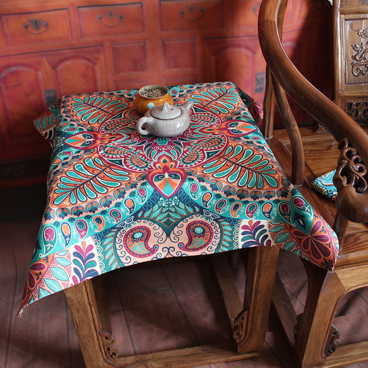 Boho-Mandala-Tischdecke für Zuhause, Tischdekoration