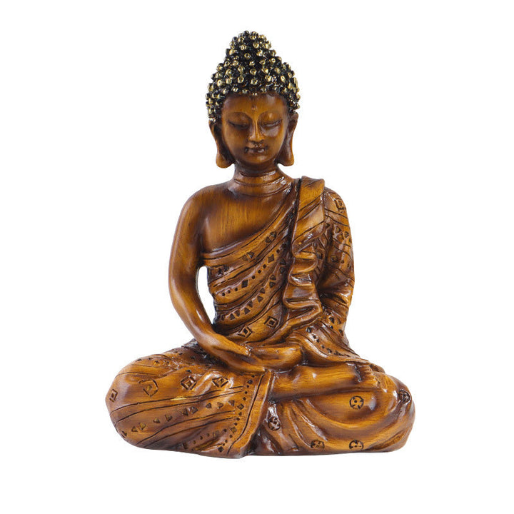 Buddha Stones, tibetische Meditation, betender Buddha, Gelassenheit, Kunstharz, Heimdekoration