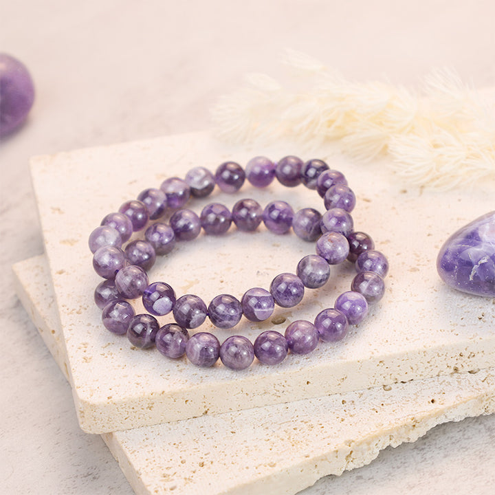 Buddha Stones Das Amethyst-Reinigungsarmband