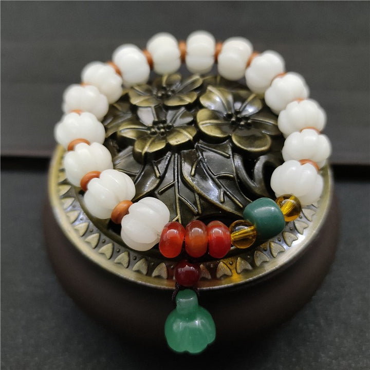 Natürliches Bodhi-Samen-Achat-Bodhi-Harmonie-Armband