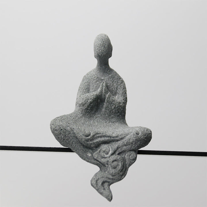 Buddha Stones, Meditation, Buddha-Mönch, Gelassenheit, Heimdekoration