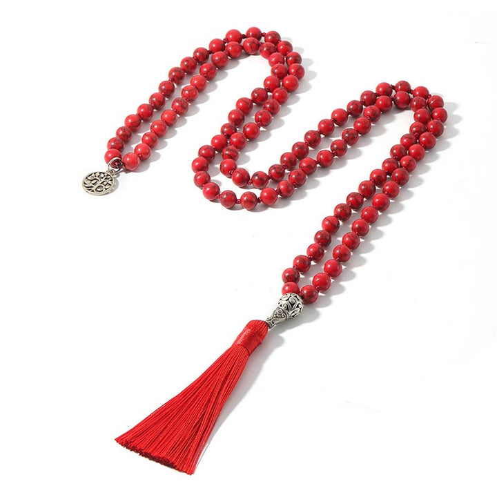 108 Mala Perlen Gebet Yoga Meditation Halskette