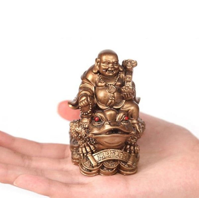 FengShui Maitreya Kröten-Ornament-Dekoration