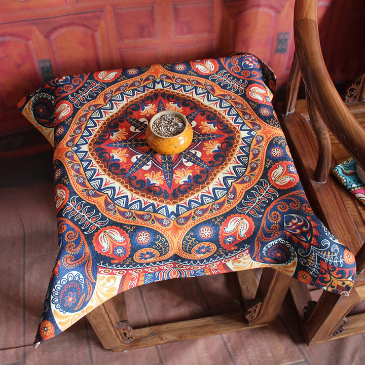 Boho-Mandala-Tischdecke für Zuhause, Tischdekoration