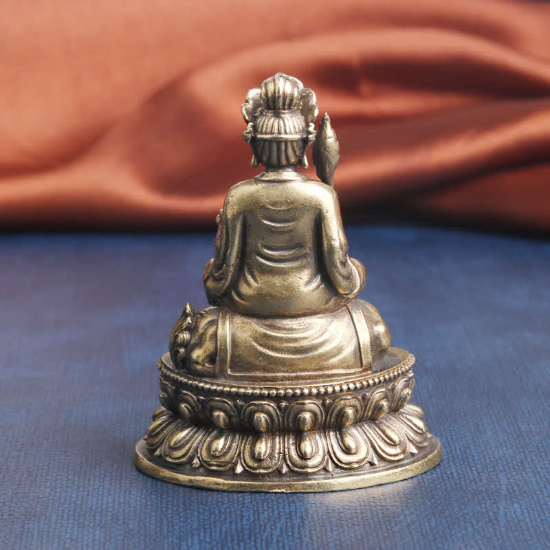 Manjusri Bodhisattva Serenity Kupfer Statue Dekoration