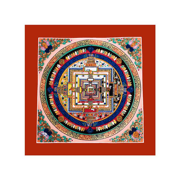 Tibetische handgefertigte Thangka-Mandala-Malerei, Blindbox, zufälliges Farbmuster