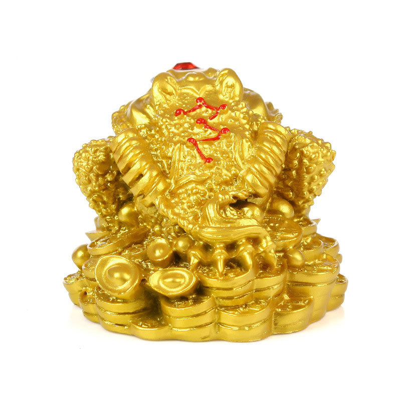 Buddha Stones FengShui Reichtum Glücksfrosch Dekoration