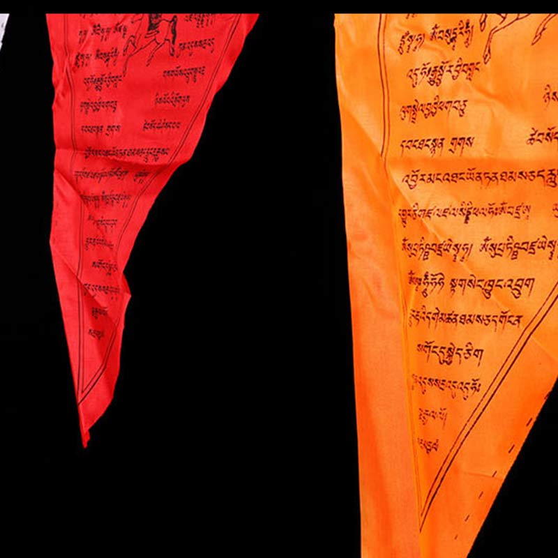 Tibetan Blessing Outdoor 25 Stück dreieckige Gebetsfahnen-Dekoration