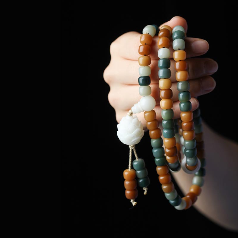 Bodhi Lotus Mala Harmony Halskette Armband