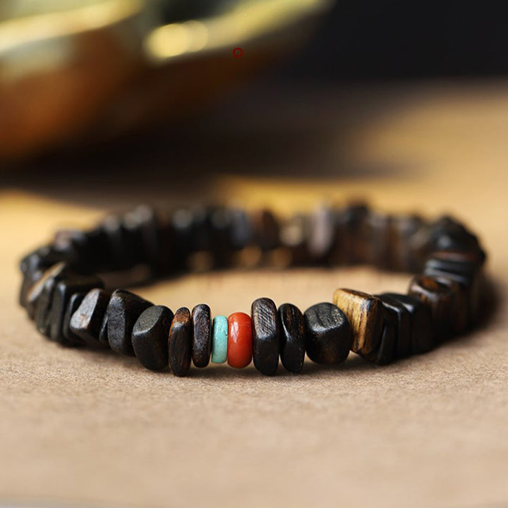 Agarwood Red Achat Balance Armband