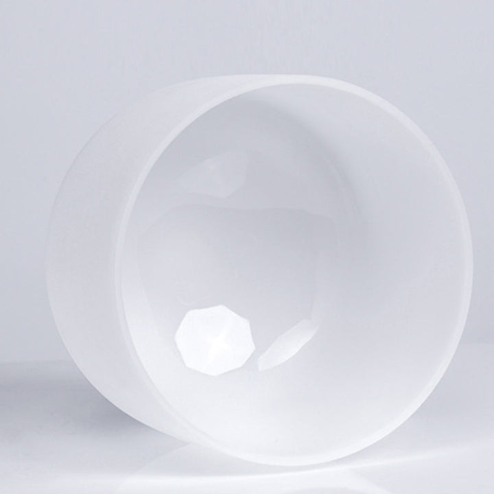 OM Crystal Sound Bowl Meditation Handgefertigt für Achtsamkeit und Schutz Klangschale