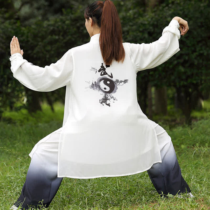 3-teiliges Unisex-Kleidungsset für Yin-Yang-Baum, Tai Chi, spirituelle Zen-Praxis, Meditation, Gebet