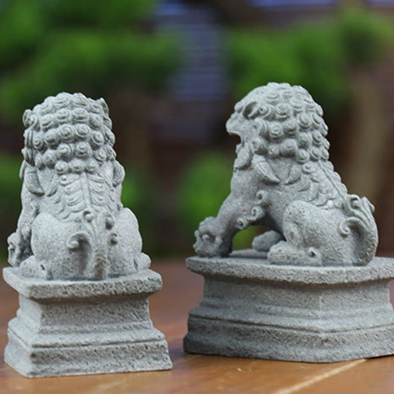 Buddha Stones, Löwe, Fu, Foo, Hunde, Elefant, zur Abwehr böser Segen, Heimdekoration