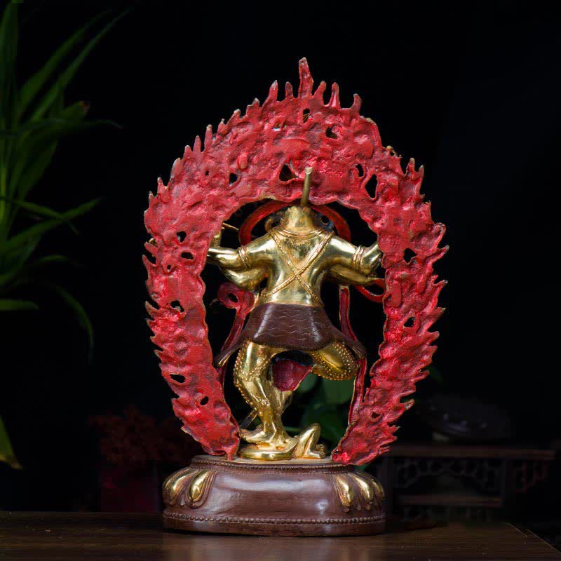 Kurukulla Buddha Figur Serenity Kupfer Statue Heimdekoration