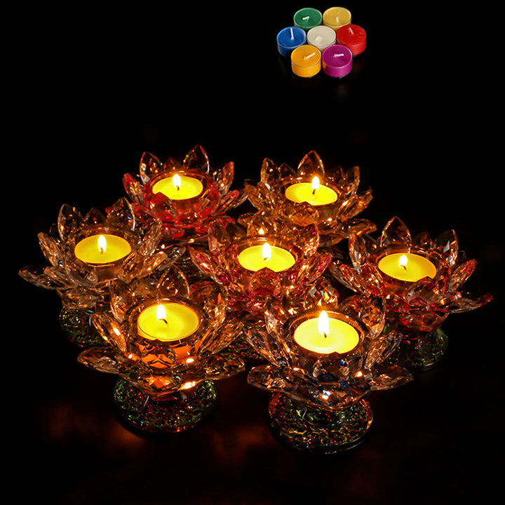 Tibetischer Lotus-Kerzenhalter