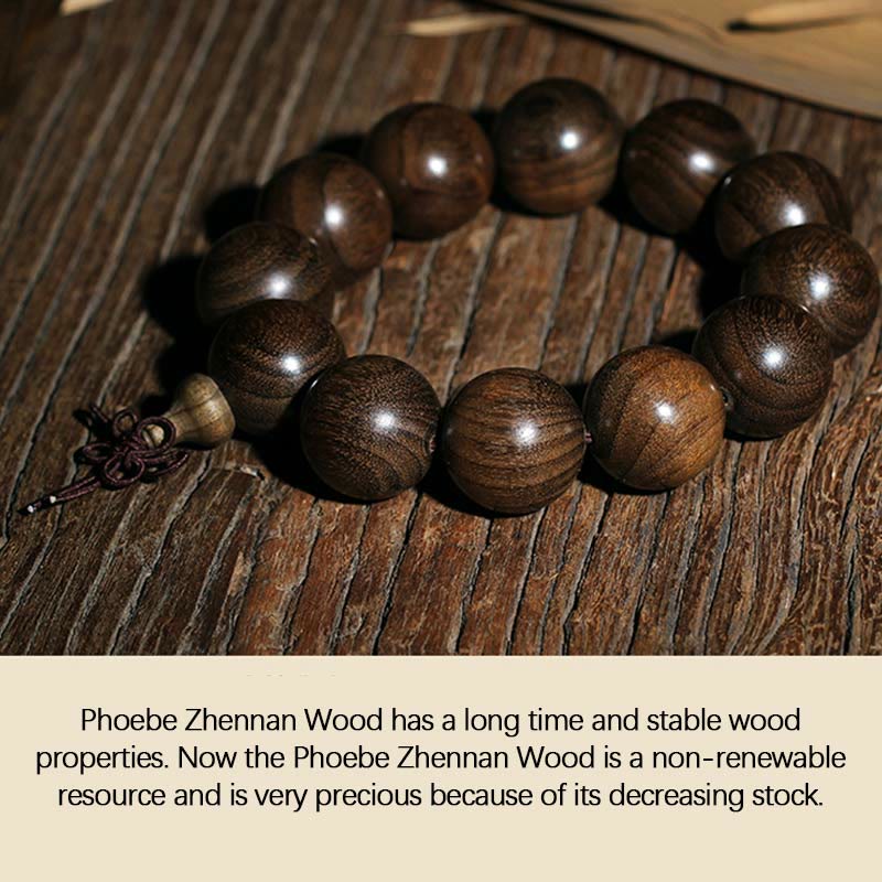 Buddha Stones Seltenes Phoebe Zhennan Wood Spirituality Blessing Armband