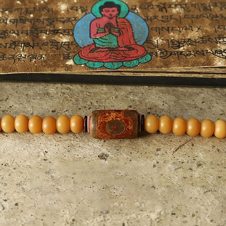 Tibet 108 Mala Perlen Bodhi Seed Bagua Vajra Reichtum Armband