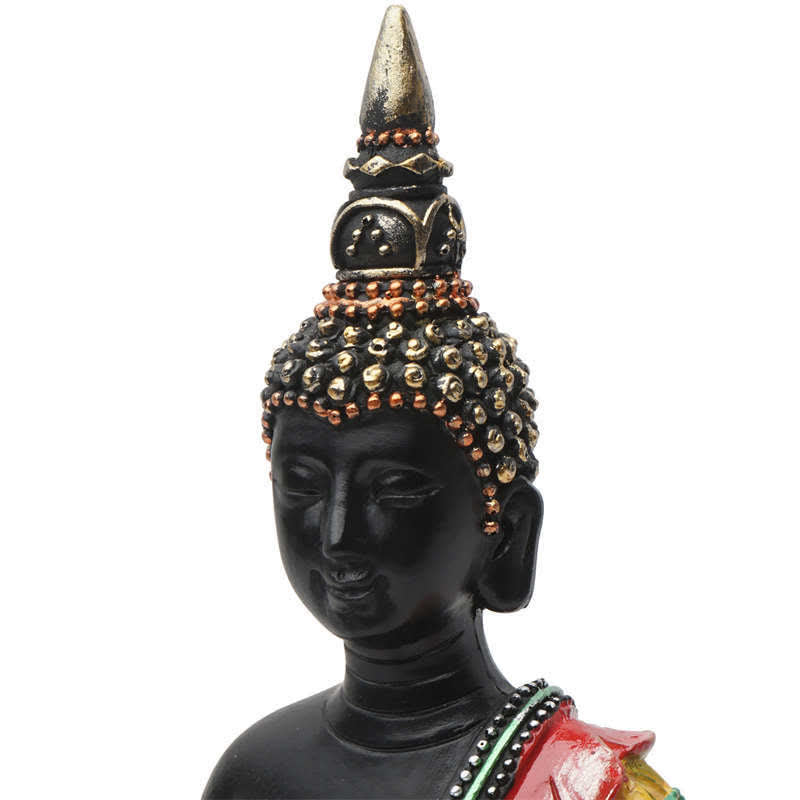 Thailändische Buddha-Serenity-Statue aus Kunstharz