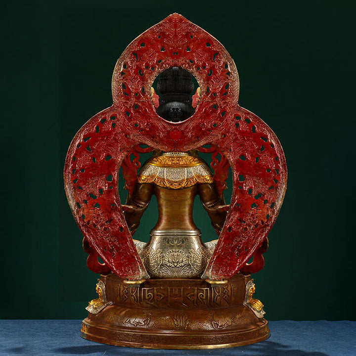 Bodhisattva Green Tara Hope Kupferstatue Dekoration