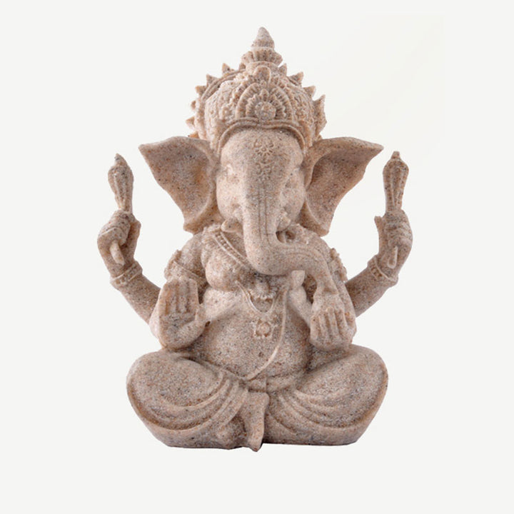 Buddha Stones, Ganesh Ganpati, Elefantenstatue, Reichtum, Segen, Heimdekoration