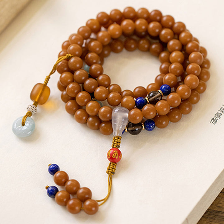 108 Perlen Bodhi Seed Blessing Meditationsarmband Mala