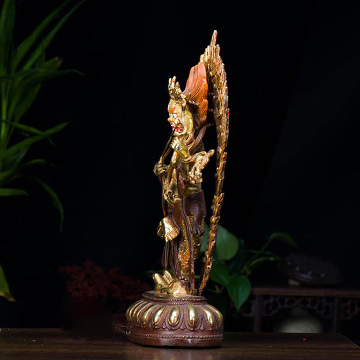 Kurukulla Buddha Figur Serenity Kupfer Statue Heimdekoration