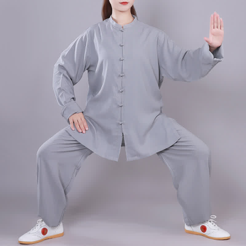 Tai Chi Qigong Meditation Gebet Spirituelle Zen Praxis Unisex Baumwoll-Leinen-Kleidungsset